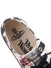 logo print plimsoll low-top sneakers black - VIVIENNE WESTWOOD - BALAAN.