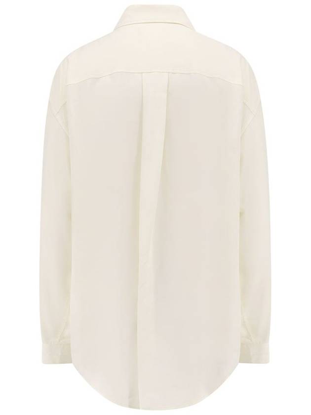 Double Pocket Long Sleeve Shirt White - LEMAIRE - BALAAN 3