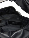 Grab-D Small Hobo Shoulder Bag Black - DIESEL - BALAAN 5