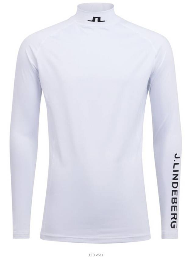 Golf Aello Soft Compression Short Sleeve T Shirt White - J.LINDEBERG - BALAAN 5