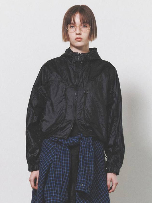 Cropped Windbreaker Black - NUAKLE - BALAAN 2