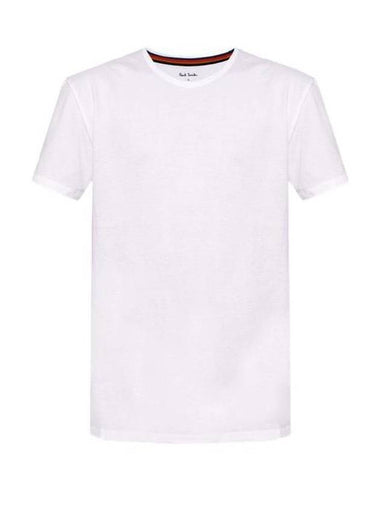 Men's Slimfit Short Sleeve T-Shirt White - PAUL SMITH - BALAAN 1