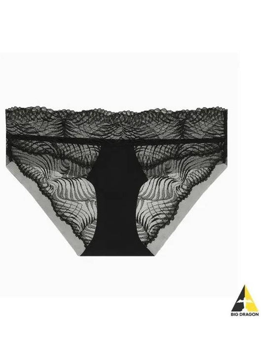 UNDERWEAR Women s CK Black Geo Lace AF Hipster QF7912ADUB1 - CALVIN KLEIN - BALAAN 1