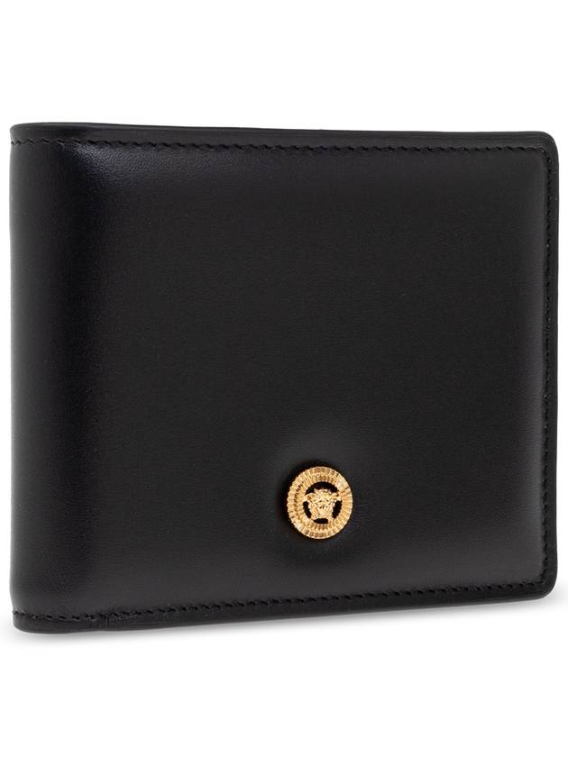 Versace Leather Wallet, Men's, Black - VERSACE - BALAAN 4