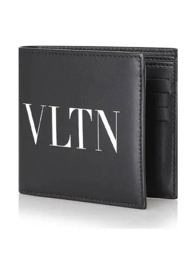 VLTN logo bifold wallet black - VALENTINO - BALAAN 2