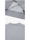 Oly Hot Dog Patch Vintage Cotton Sweatshirt Grey - MAISON KITSUNE - BALAAN 4