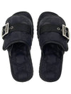 Nylon Quilted Sandals Black - GUCCI - BALAAN 7