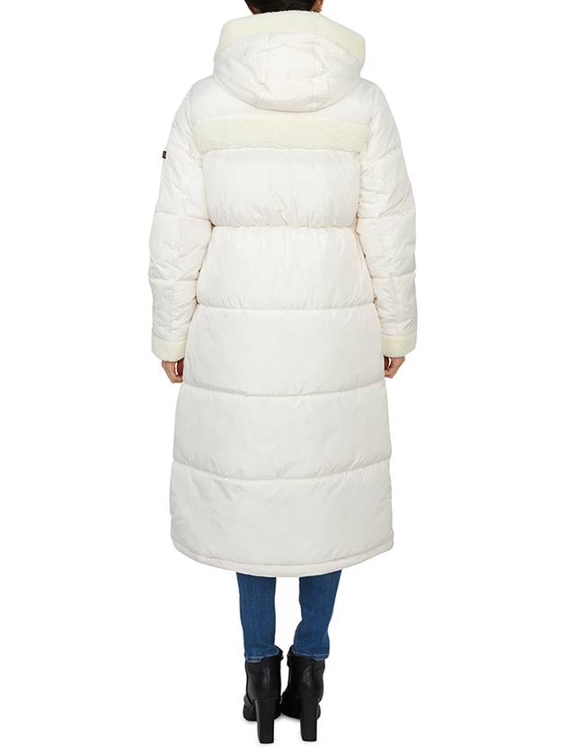 Regular Fit Hood Long Padding Jet Stream White - ALPHA INDUSTRIES - BALAAN 7