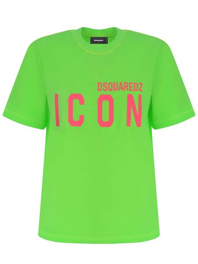 Long Sleeve T-Shirt S80GC0067S24692910 GREEN FLUO - DSQUARED2 - BALAAN 2