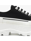 Men's Tread Slick Low Top Sneakers Black - ALEXANDER MCQUEEN - BALAAN 5