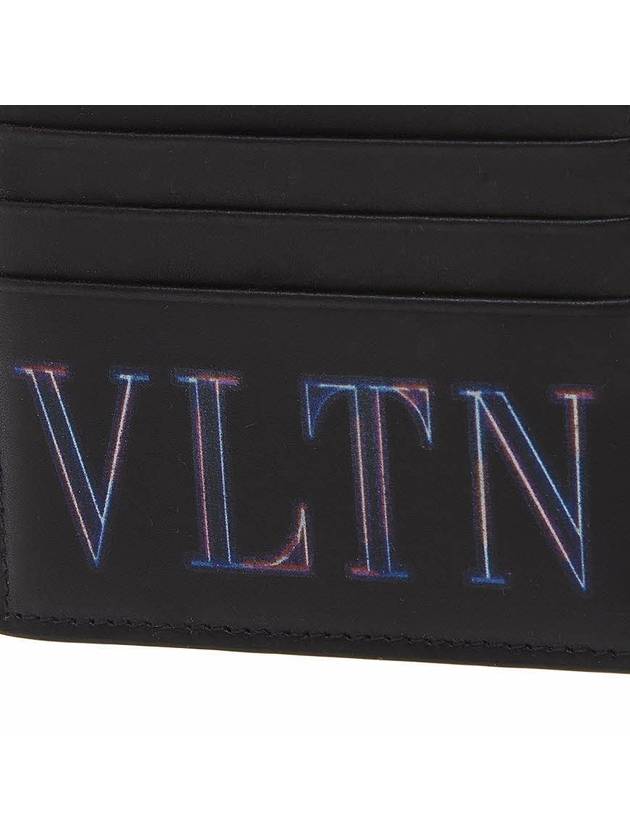 VLTN Neon Card Wallet Black - VALENTINO - BALAAN 7