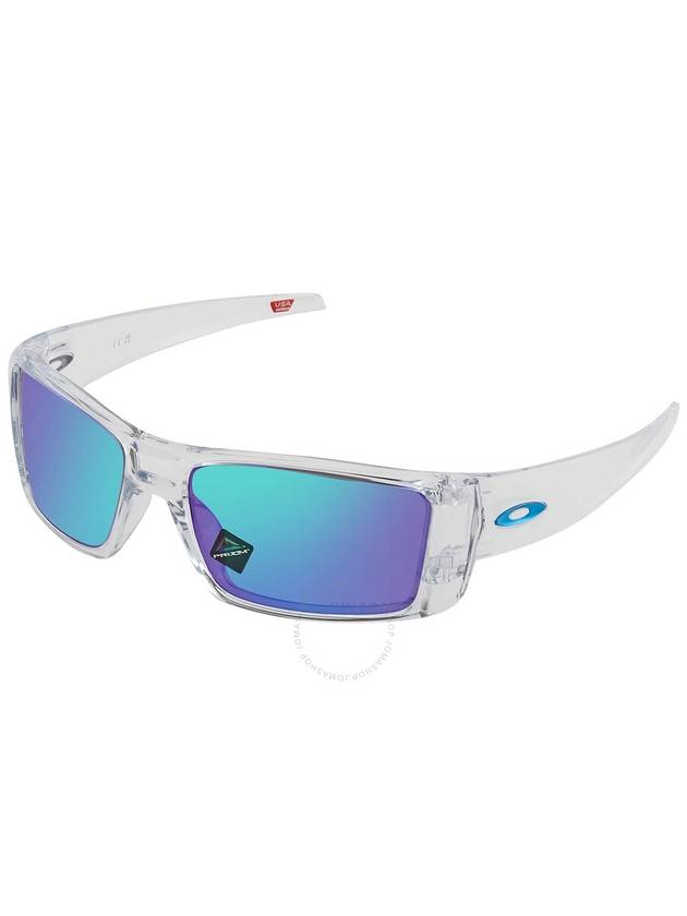 Oakley Heliostat Prizm Sapphire Polarized Wrap Men's Sunglasses OO9231 923107 61 - OAKLEY - BALAAN 3