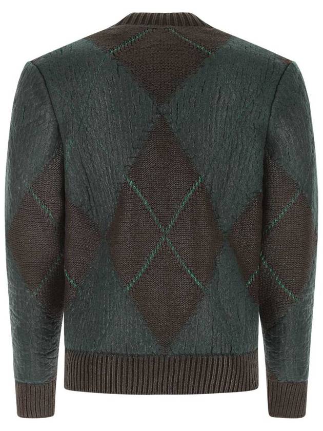 argyle print knit top brown - BOTTEGA VENETA - BALAAN 3