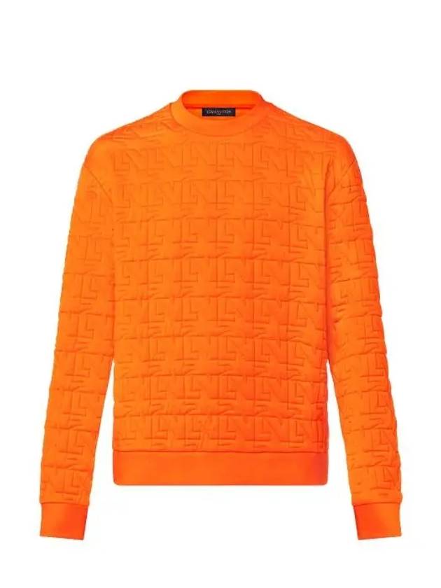 LV Dove Quilted Sweatshirt Orange - LOUIS VUITTON - BALAAN 2