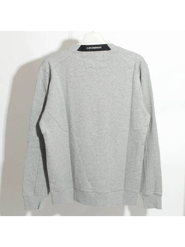 Diagonal Raised Fleece Sweatshirt Grey - CP COMPANY - BALAAN 3