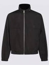 Alexandre Mattiussi Logo Print Windbreaker Black - AMI - BALAAN 2