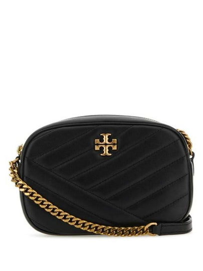 Chevron Kira Small Camera Cross Bag Black - TORY BURCH - BALAAN 2