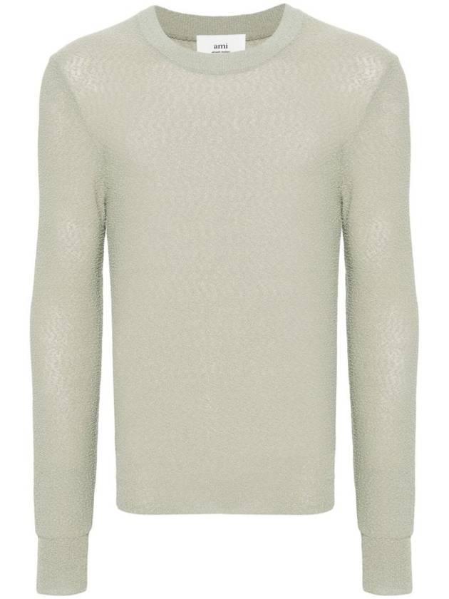 crew neck boucle jumper HKS037KN0044 - AMI - BALAAN 1