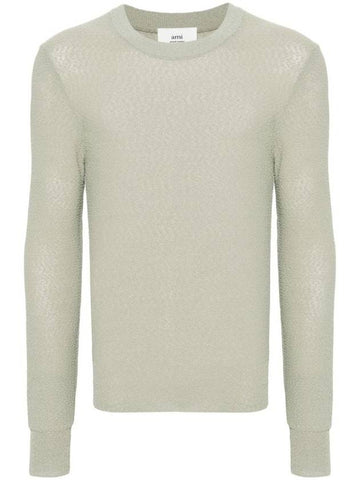 crew neck boucle jumper HKS037KN0044 - AMI - BALAAN 1