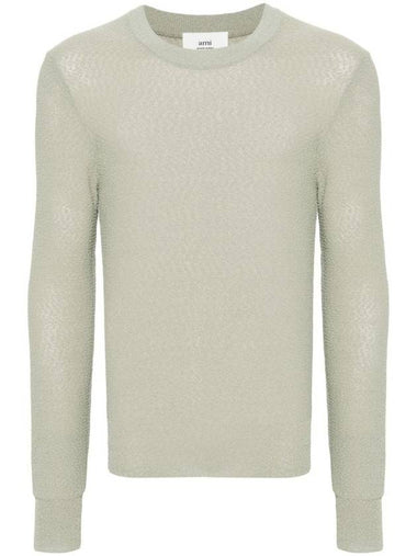 crew neck boucle jumper HKS037KN0044 - AMI - BALAAN 1