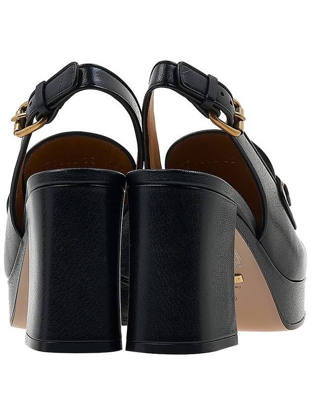 24 ss Leather Mule WITH Iconic Horsebit 7715660G0V01000 B0651009614 - GUCCI - BALAAN 5