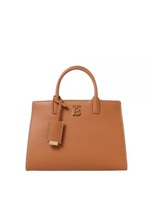 Mini Frances Leather Tote Bag Brown - BURBERRY - BALAAN 2