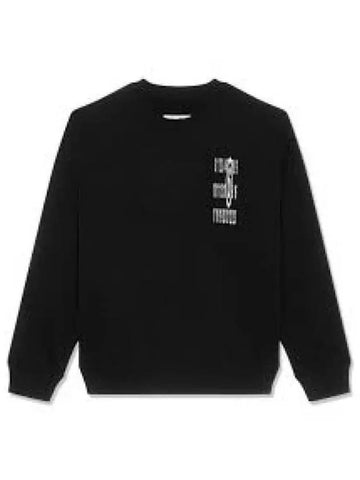 Numeric Logo Sweatshirt Black - MAISON MARGIELA - BALAAN 1