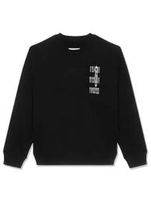 Numeric Logo Sweatshirt Black - MAISON MARGIELA - BALAAN 1