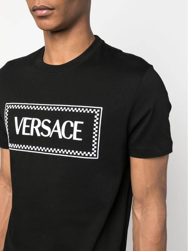 VERSACE TSHIRT COMPACT VERSACE LABEL LOGO - VERSACE - BALAAN 5