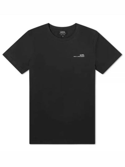 WoMen's Item Logo Short Sleeve T-Shirt Black - A.P.C. - BALAAN 2