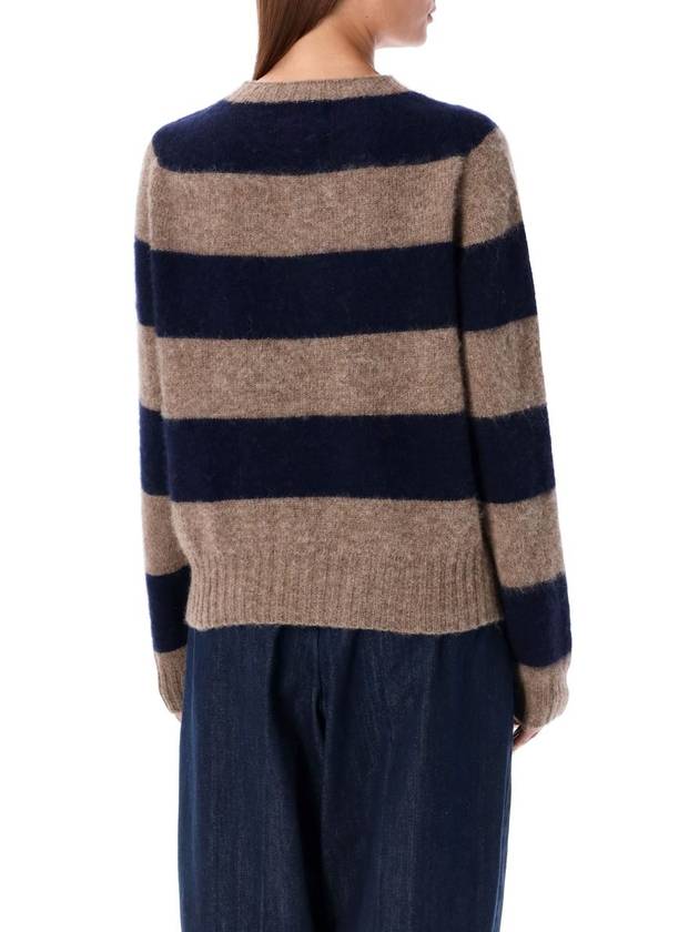 Ymc Jets Stripe Crew Knit - YMC - BALAAN 2