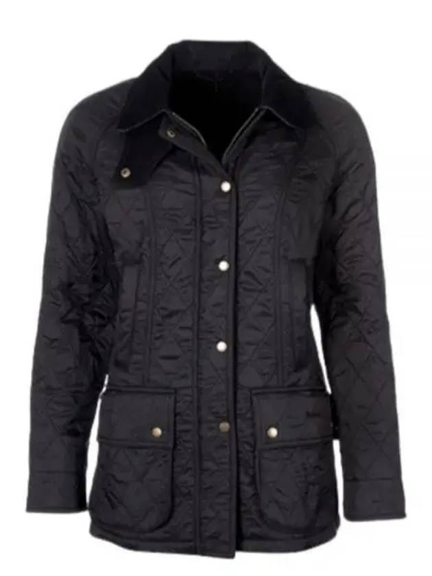 Beadnell Polar Quilt Jacket Black - BARBOUR - BALAAN 2