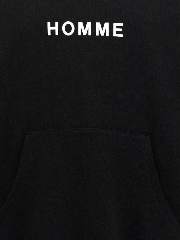 Comme Des Garçons Homme Logo Print Hoodie - COMME DES GARCONS - BALAAN 4