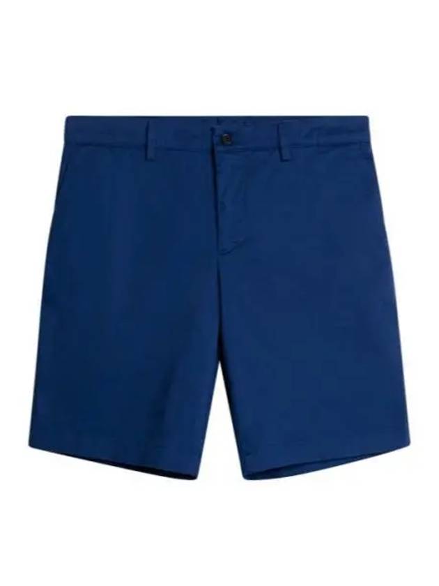 Nathan Cloud Satin Shorts Estate Blue - J.LINDEBERG - BALAAN 2