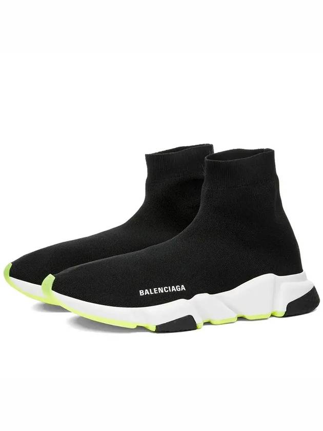 Speed Runner High Top Sneakers Black Yellow - BALENCIAGA - BALAAN 3