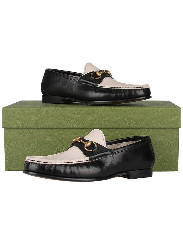 Horsebit 1953 Loafer White Black - GUCCI - 11