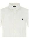 Men's Pony Embroidery Short Sleeve Shirt White - POLO RALPH LAUREN - BALAAN 5