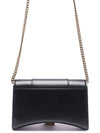 Hourglass Chain Mini Calfskin Cross Bag Black - BALENCIAGA - BALAAN 5