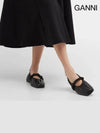 Scrunch Ballerina Black - GANNI - BALAAN 8