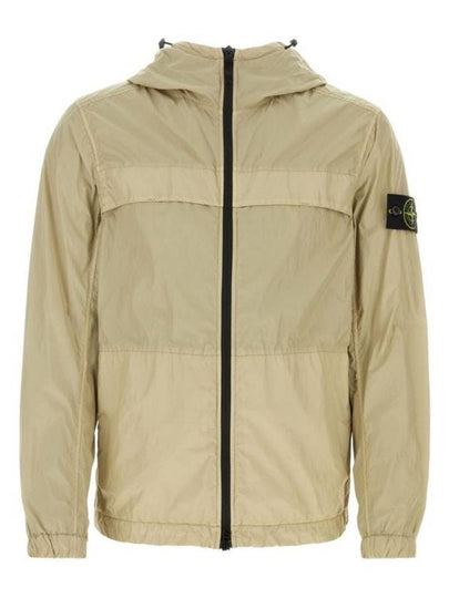 Garment Dyed Crinkle Reps R-Nylon Windbreaker Sand - STONE ISLAND - BALAAN 2