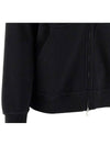 Tech Cotton Zip-Up Hoodie Black - BRUNELLO CUCINELLI - BALAAN 5