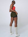 Double Layer Shorts Khaki - ATHPLATFORM - BALAAN 6