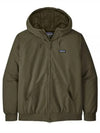 Men's Lined Isthmus Hooded Jacket Military Green - PATAGONIA - BALAAN 1