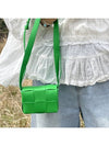 Intrecciato Cassette Small Cross Bag Green - BOTTEGA VENETA - BALAAN 4