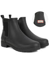 Original Refined Chelsea Rain Boots Black - HUNTER - BALAAN 3