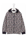 Kids Logo Lettering Hooded Zip up Multi K15526 082 - KENZO - BALAAN 1