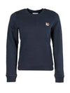 Fox Head Patch Regular Sweatshirt Ink Blue - MAISON KITSUNE - BALAAN 2