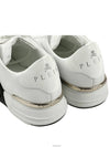 Kicks Rubber Rised Leather Low Top Sneakers White - PHILIPP PLEIN - BALAAN 7