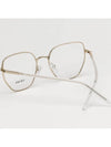 Eyewear Cat Eye Glasses Gold - PRADA - BALAAN 4