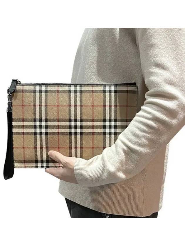 Vintage Check E Canvas Zipper 38247817 1095338 - BURBERRY - BALAAN 1